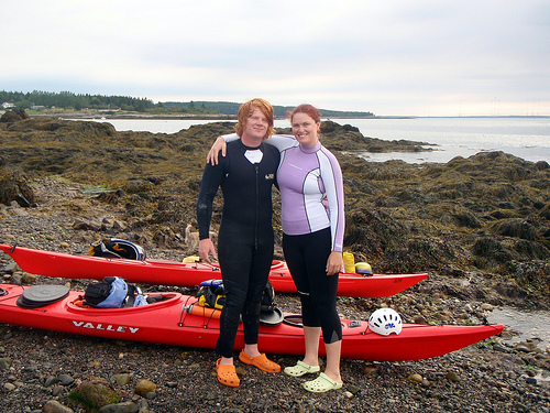 My kids, Bethany and Dan Cox, kayaking the US Eastern Seaboard, Maine to Florida!